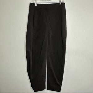 COS Women’s Black Adjustable Waist Ankle Snap Tabs Barrel Pants Size 8 BNWOT!